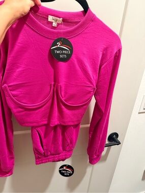 Love J Hot Pink Two-Piece Set